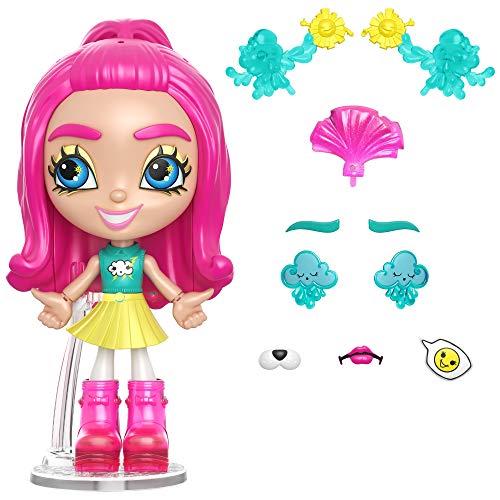 Mattel Lotta Looks Doll with 10+ Plug and Play Pieces, 100+ Looks in a Fun Rain or Shine Weather Theme