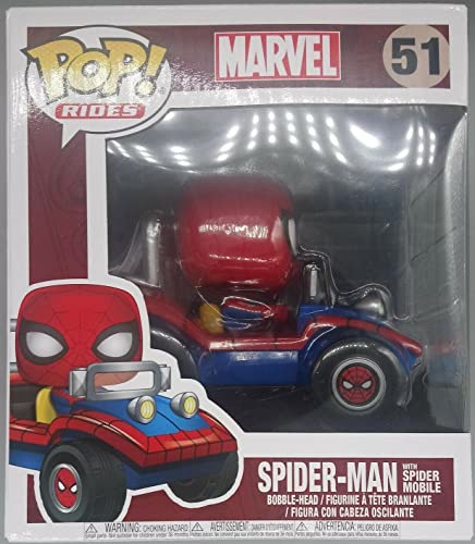 Funko - Marvel Figurines - Spider-Mobile Exclusive Rides Pop 15 cm - 0889698297240