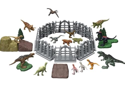 MATTEL Jurassic World Dominion Minis Mega On-The-Go Dinosaur Danger Set HJB16