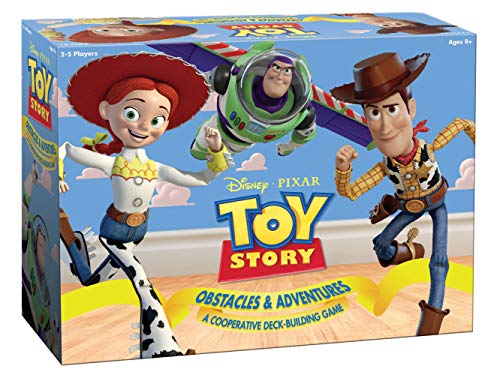 Disney Pixar Toy Story Cooperative Deck-Building Game Family Board Game Featuring Characters and Artwork from Toy Story Movies and Short Films Officially Licensed Disney Pixar Merchandise