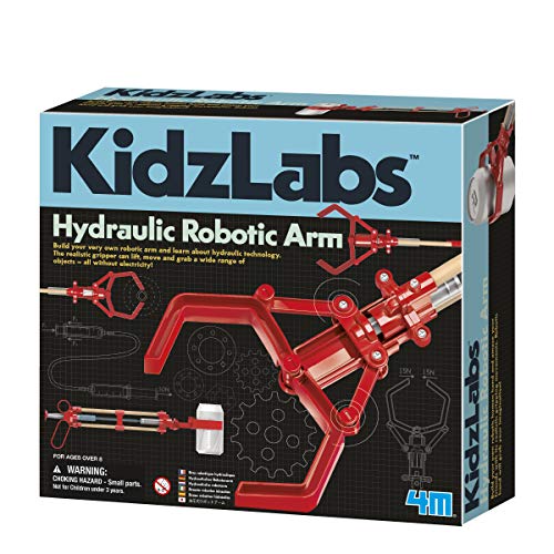 4M Hydraulic Robot Arm Kids Science Kit, Model:4106