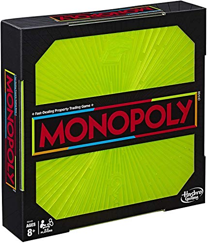 Monopoly Neon Pop Board Game for Kids Ages 8 Up for 2-6 Players