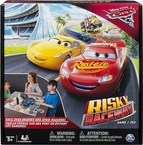 Spin Master Games - Cars 3 - Risky Raceway - Board Game