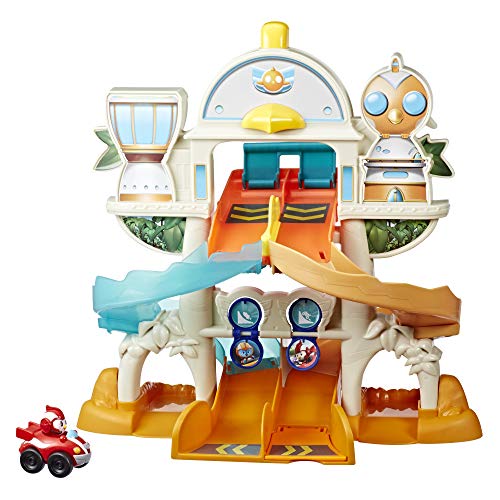 Hasbro Toys Top Wing Mission Ready Track Playset, Includes Ramp Jump Double Vehicle Launcher for Top Wing Vehicles, Toy for Kids Ages 3 to 5, Model Number: E5277