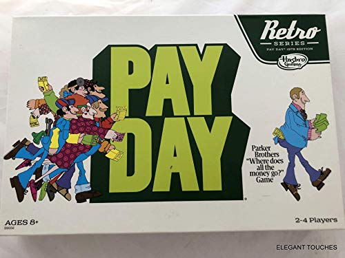 Retro Series Payday Board Game, 1975 Edition Where Does All The Money Go, The Game of Handling Finances Ideal Board Games for Families and Game Nights Collectable Retro Version, Ages 8 and Up