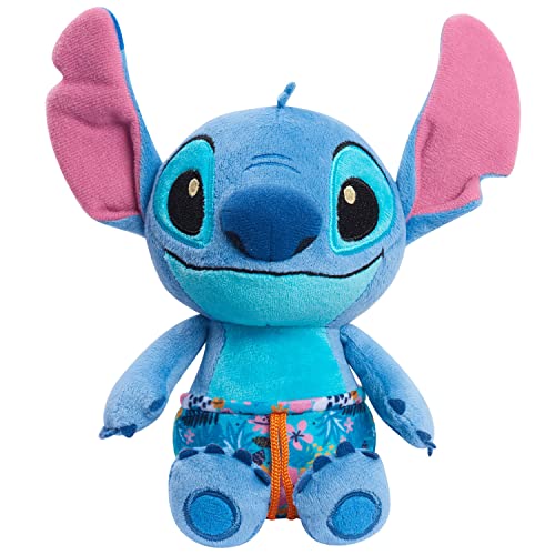 Disneys Lilo Stitch 7.5 Inch Stitch Plushie Stuffed Animal, Topical Theme, Alien, Kids Toys for Ages 2 Up by Just Play