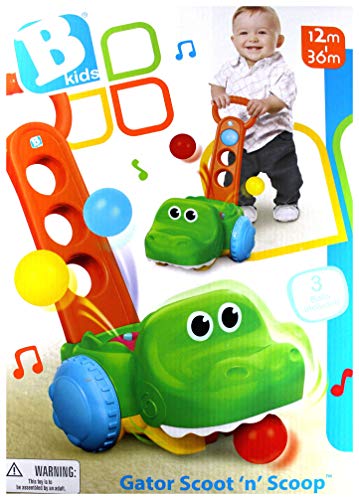 Infantino BKIDS Gator Scoot N' Scoop, 8", Multi