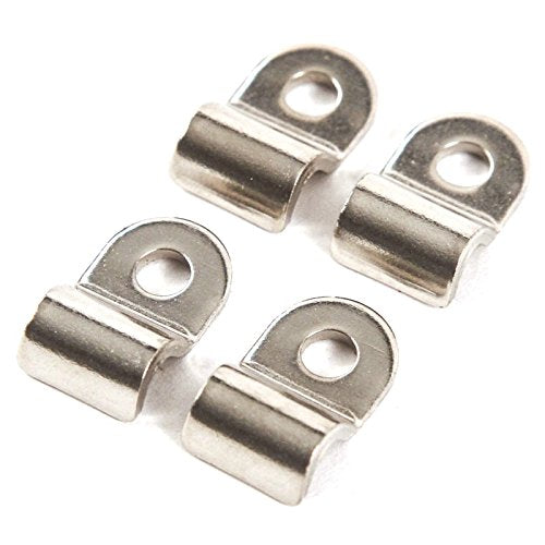 4 Brake Line Clamps 3/16 Inches Steel for Cars Off-Road ATV Sand Rod Car Rail