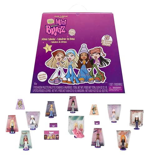 MGA's Miniverse Bratz Minis Advent Calendar - 25 Surprises, Y2K Nostalgia, Collectors Ages 6 7 8 9 10+