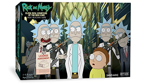 Cryptozoic Entertainment Rick Morty Deckbuilding Game Close Rick-Counters of The Rick Kind Board Game
