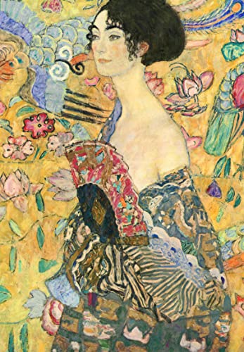 2000 Piece Puzzle Lady with Fan Jigsaw Puzzles 2000 Pieces Classic Modern Art Puzzle Jigsaw Puzzles 2000 Pieces for Adults Japanese Style Oil Painting Puzzle 2000 Piece Puzzle for Adults