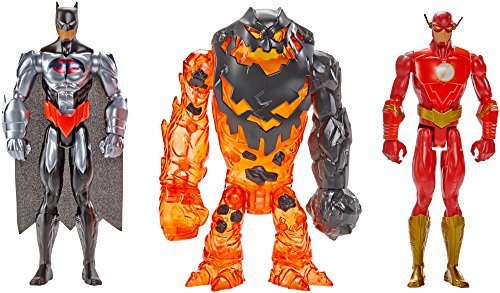 Mattel Batman Unlimited Molten Mayhem Mattel Batman The Flash vs Clayface Figure 3 Pack