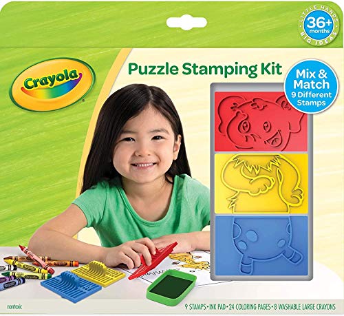 Crayola My First Animal Stamper Set, Coloring Learning Toys for Toddlers, Toddler Gift, Over 40 Pieces
