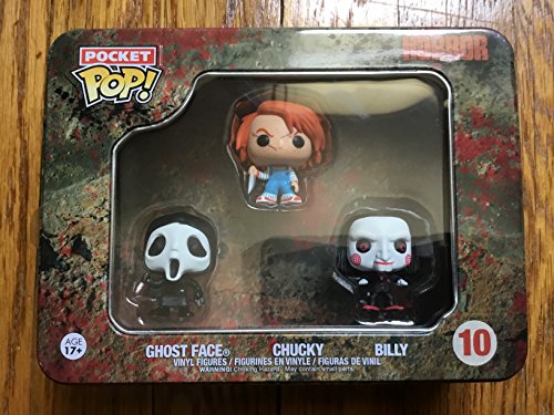 Funko Pocket POP: Horror - Ghostface, Chucky, Billy Toy Figure,Multicolor