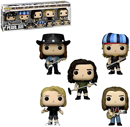 Funko POP Rocks: Pearl Jam - 5PK,Multicolor