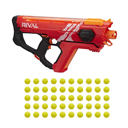 Nerf Perses MXIX-5000 Rival Motorized Blaster red - Fastest Blasting Rival System, Up to 8 Rounds Per Second - Rechargeable Battery, Quick-Load Hopper