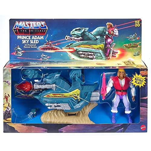 Masters of the Universe Origins Battle Skysled Vehicle for MOTU Storytelling Play and Display, Gift for Kids Age 6 and Older