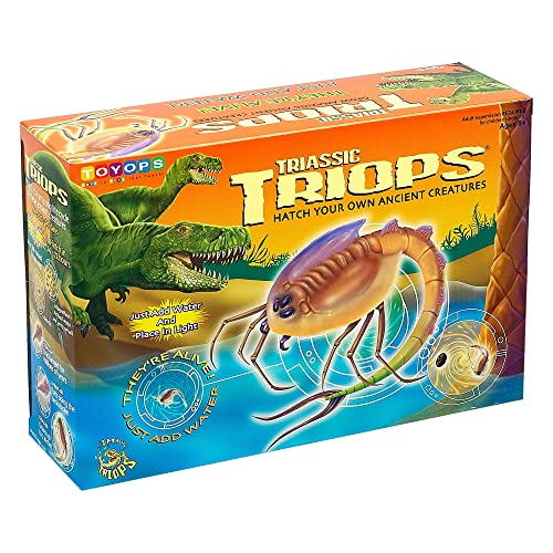 Triassic Triops - Triops Kit, Contains Eggs, Aquarium, Food, Instructions and Helpful Hints to Hatch and Grow Your Own Prehistoric Creatures, Fun Educational Toy for Kids