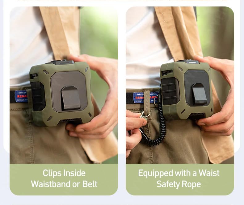 CoolBelt Pro Wearable Waist Fan & Power Bank