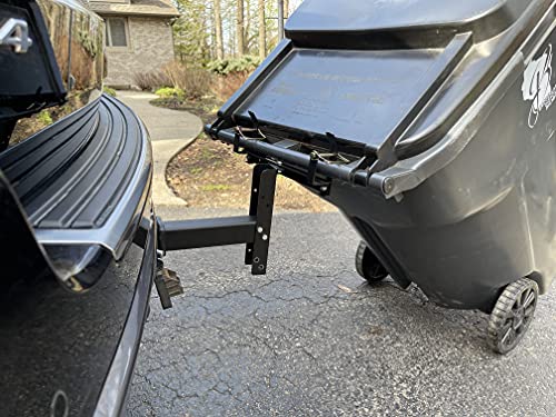 Garbage Commander Premium Single Can Receiver Garbage Hauling Hitch - Proudly Made in America