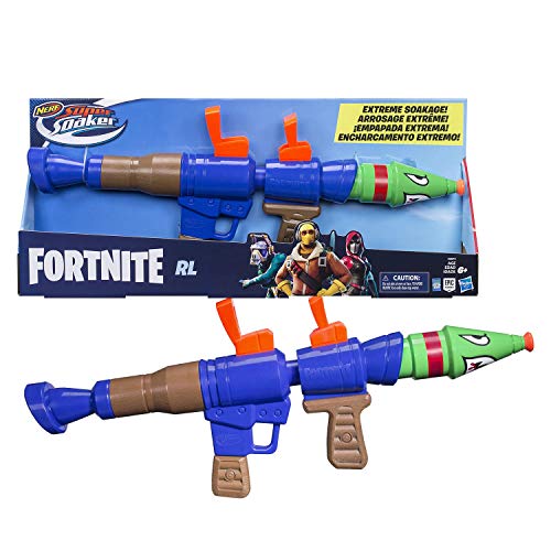 NERF Fortnite RL Nerf Super Soaker Water Blaster Toy - Extreme Soakage - 6.7 Fluid Ounce Capacity - for Kids, Teens, Adults