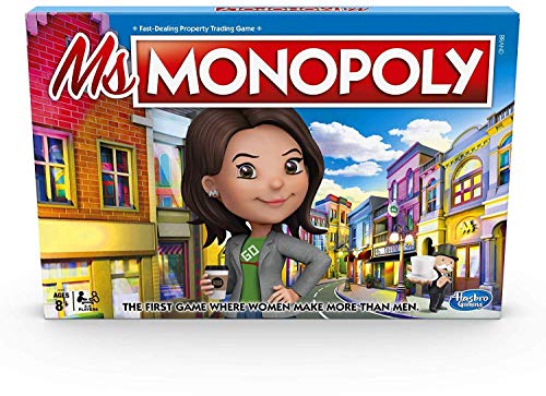 Monopoly Ms.Monopoly Board Game for Ages 8 Up, Brown E8424