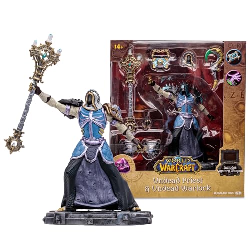 McFarlane Toys - World of Warcraft Undead: Priest/Warlock Epic 1:12 Scale Posed Figure