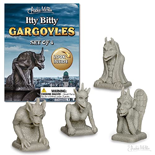 Mcphee Archie 12987 Itty Bitty Gargoyles Figurines Set of 4