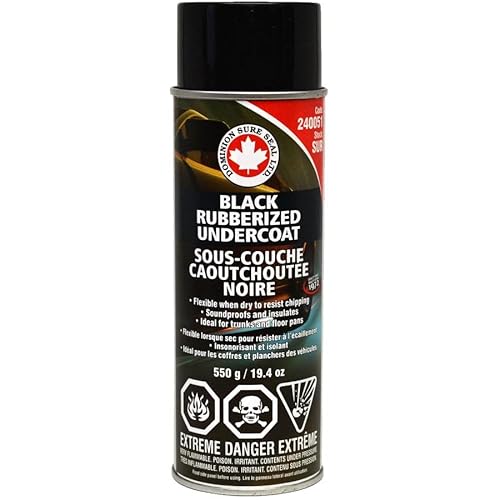 550g Black Rubberized Automotive Undercoat