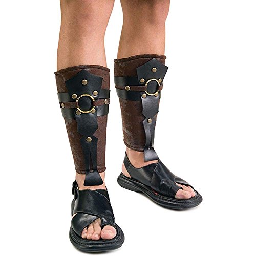 Rubies Boys Roman Leg Armor Costume Accessory, As Shown, One Size US