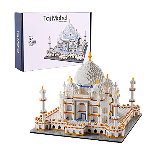 LUKHANG World Famous Architecture Taj Mahal Micro Building Block Set for Adults and Kid Age of 14+ - 3950PCS