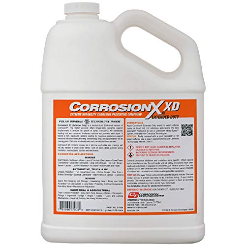 Corrosion Technologies CorrosionX XD Extended Duty 97004 1 Gallon Medium Thickness Lubricant and Corrosion Preventive Industrial Strength Extended Resistance Against Weather and Saltwater