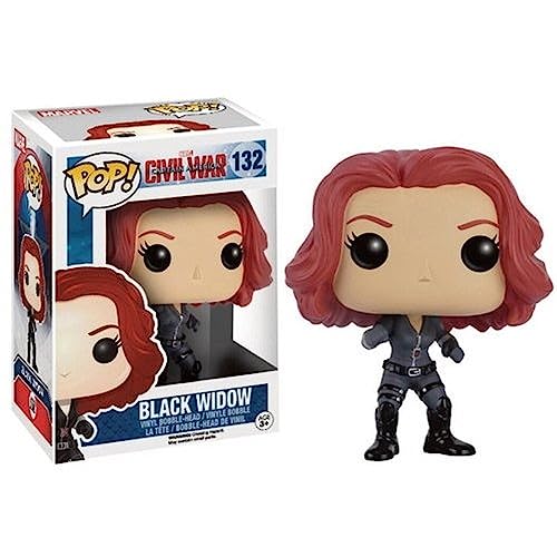 Funko POP Marvel: Captain America 3: Civil War Action Figure - Black Widow