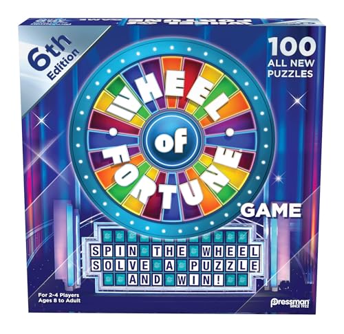 Wheel of Fortune Game: 6th Edition - Spin The Wheel, Solve A Puzzle, And Win by Pressman