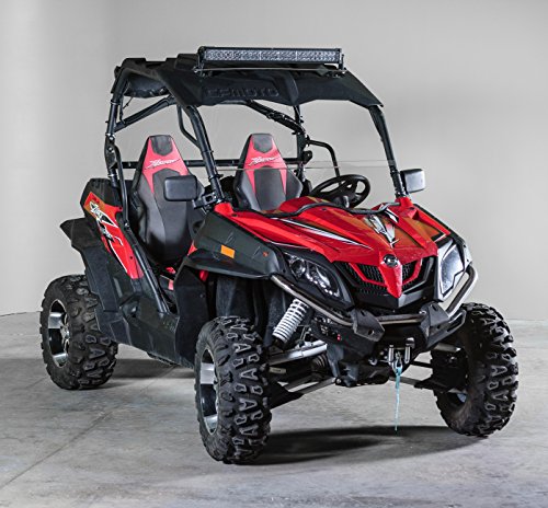 TerraRider Half UTV Windshield Compatible with CF Moto ZForce Excludes ZForce 950 and 2023 800 Models - Standard 3/16"