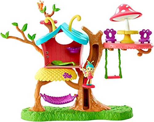 ENCHANTIMALS BUTTERFLY CLUBHOUSE PLAYSET WITH BAXI BUTTERFLY DOLL