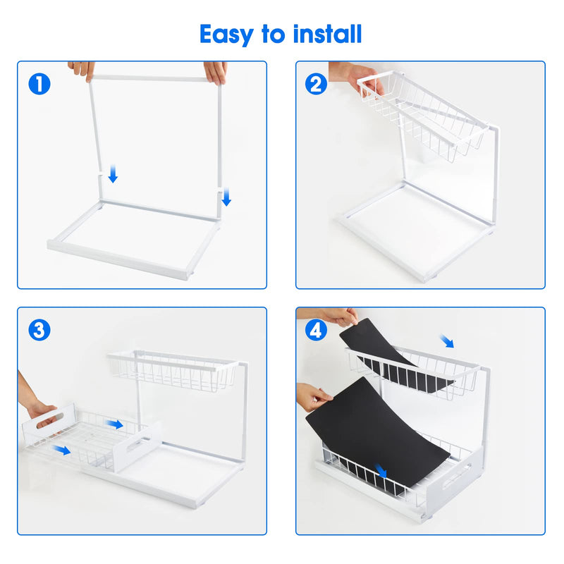 2-Tier Under Sink Organizer (2-Pack)
