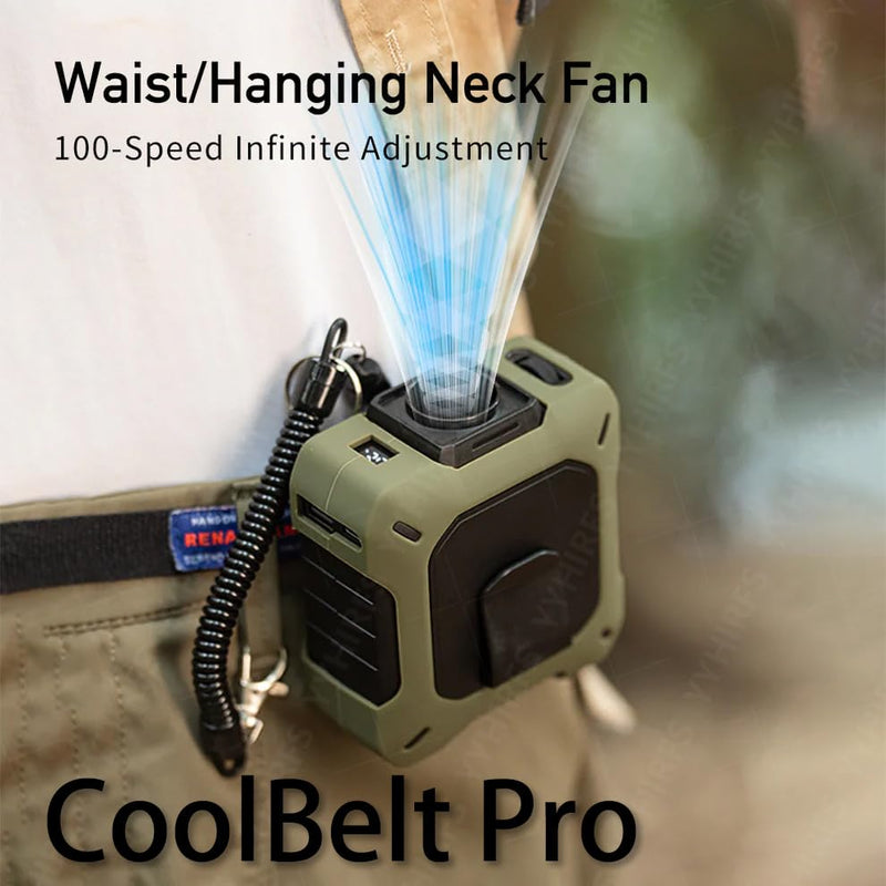 CoolBelt Pro Wearable Waist Fan & Power Bank