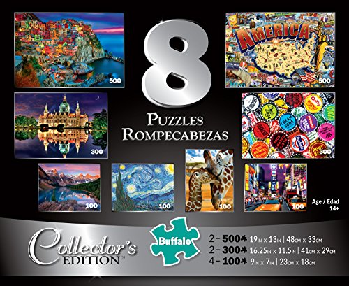8-in-1 Collectors Edition Jigsaw Puzzles by Buffalo Games