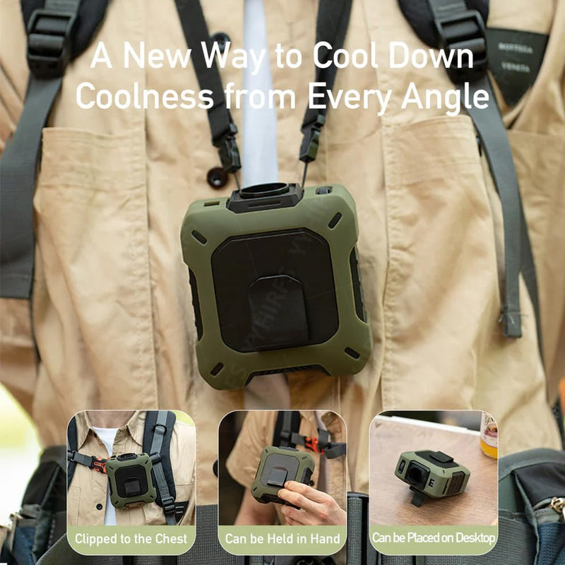 CoolBelt Pro Wearable Waist Fan & Power Bank