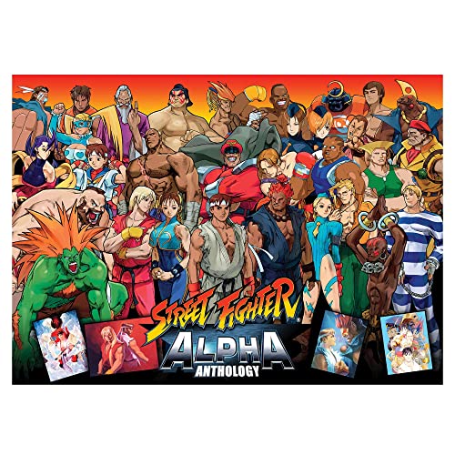 Street Fighter Collage 1000-Piece Jigsaw Puzzle for Adults Brain Teaser, Educational Developmental Toys Games, Building Kit Activities to Encourage Creative Play 28 x 20 Inches