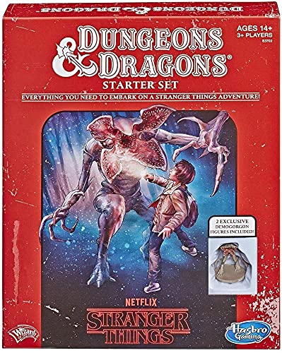 Hasbro Gaming Stranger Things Dungeons Dragons Roleplaying Game Starter Set, 14 Years+