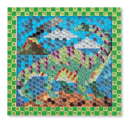 Melissa Doug Peel Press Sticker By Number - Dinosaur