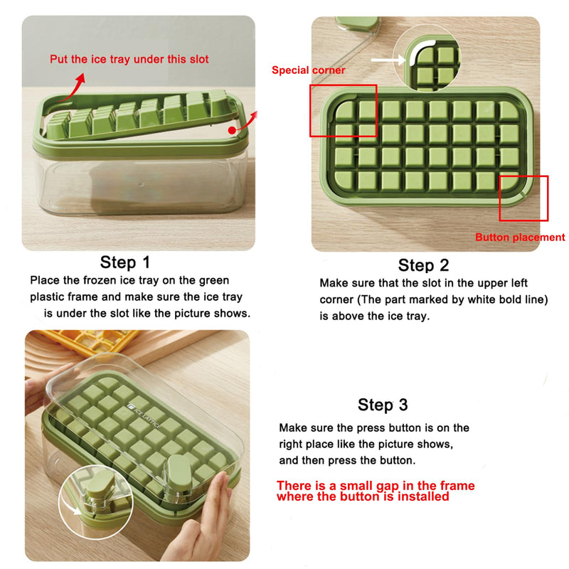 Easy Release Ice Cube Tray