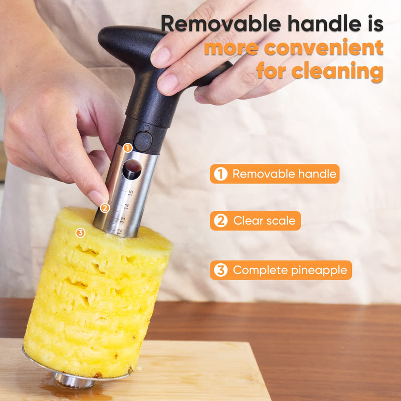 OOKUU Stainless Steel Pineapple Corer