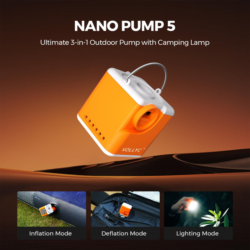 VOLLYC Portable Air Pump and Vacuum