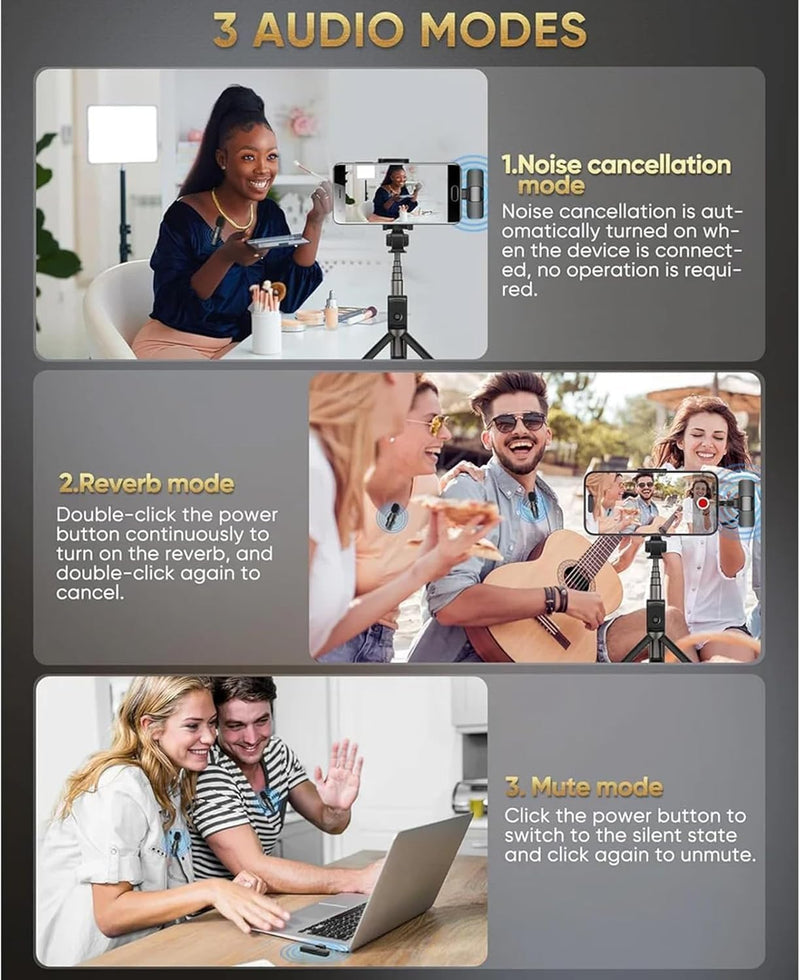 ClipMic Duo Wireless Noise-Reducing Mic Set