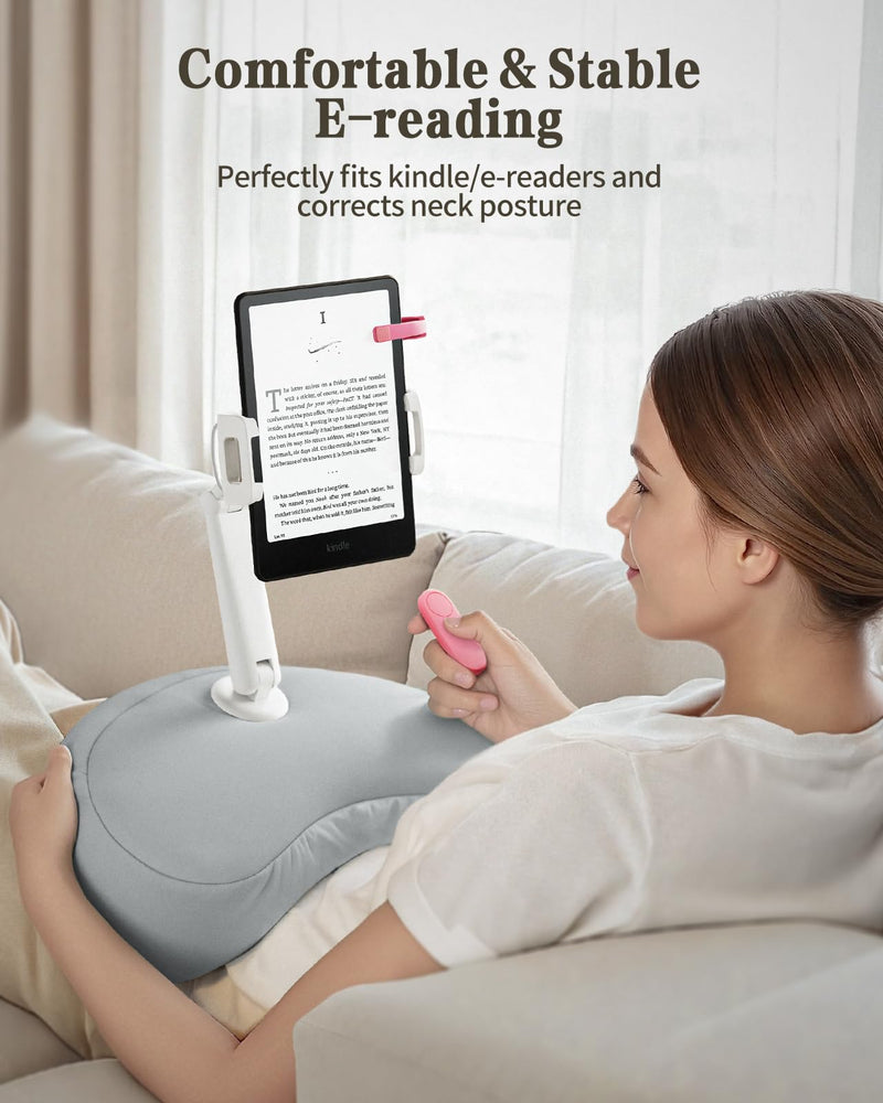 SAIJI Kindle Pillow Stand, Phone & Tablet Compatible