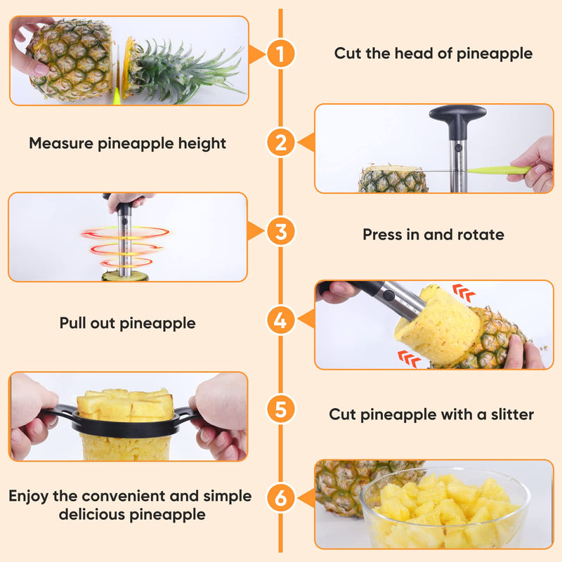 OOKUU Stainless Steel Pineapple Corer