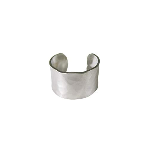 Sterling Silver [Hammered] Ear Cuff